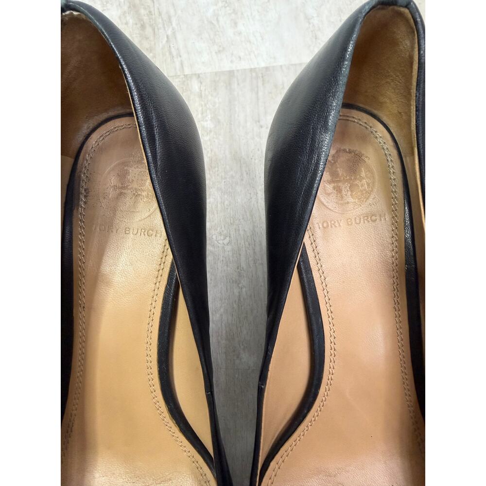 Tory Burch Chelsea wedge pumps Black Size 8 - Picture 2 of 6